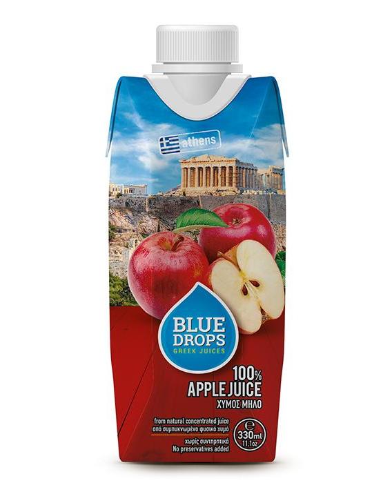 藍依洛BlueDrops蘋(píng)果汁(330ml)